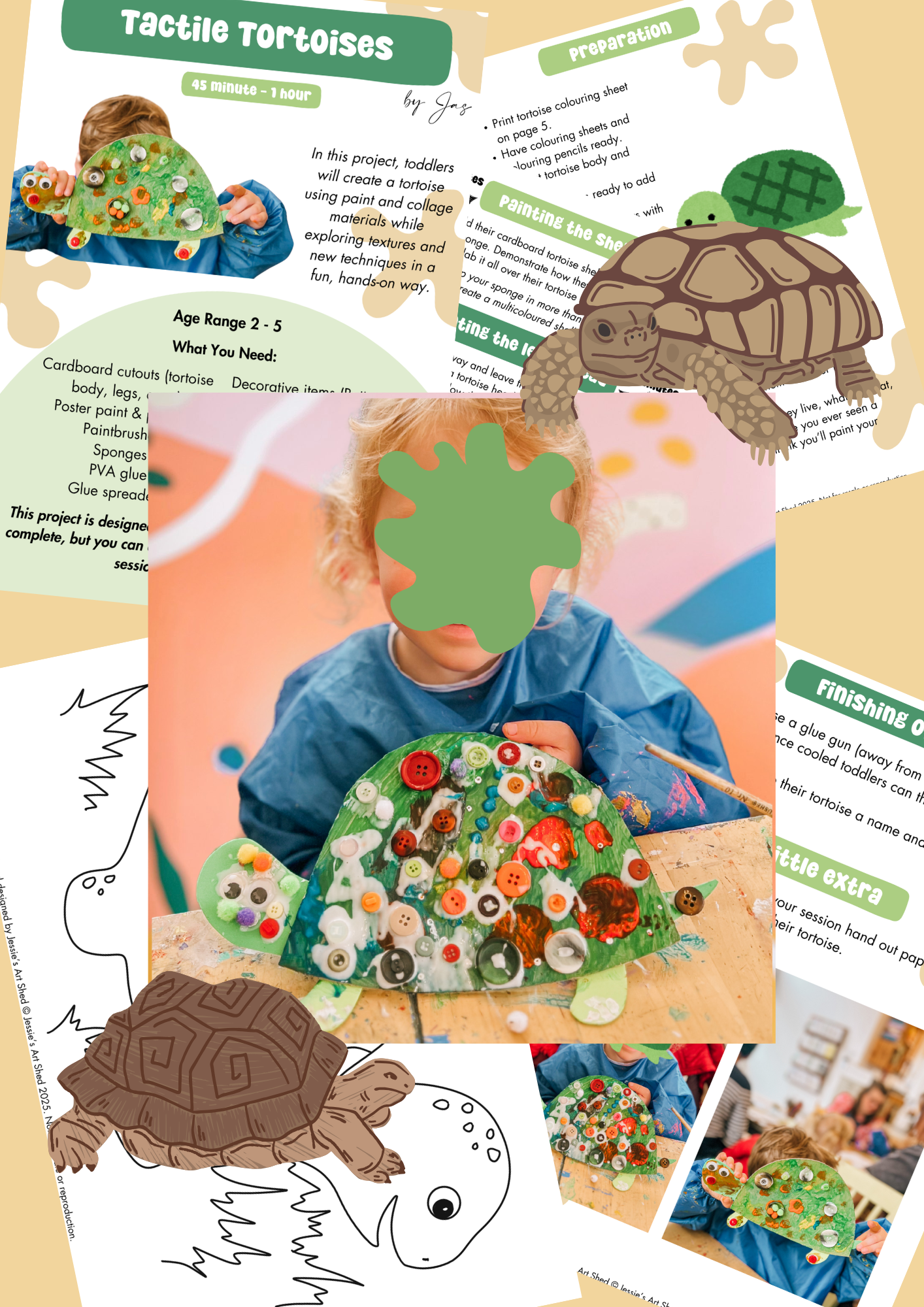 Tactile Tortoises - Toddler Lesson Plan