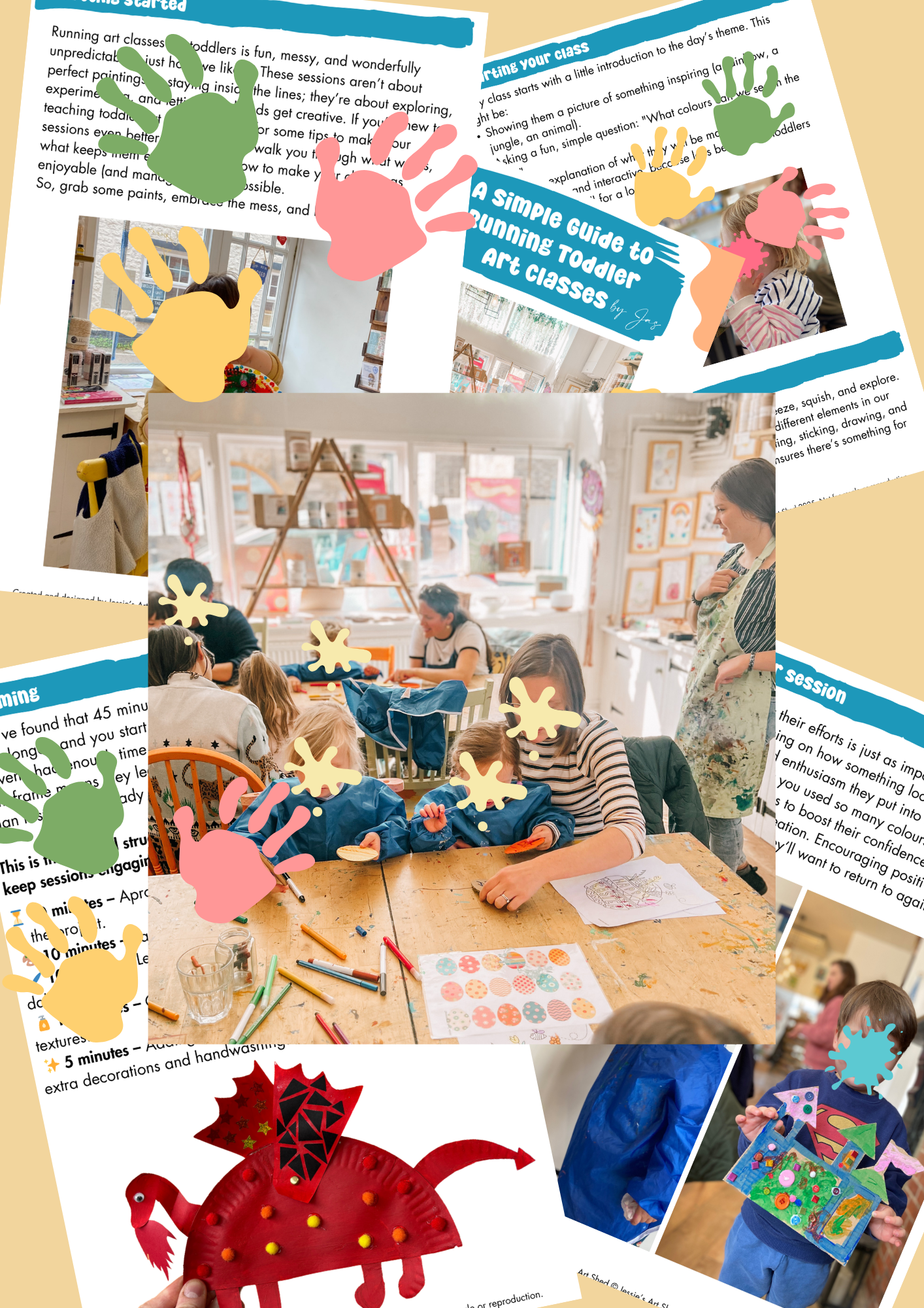 A Simple Guide To Running Toddler Art Classes