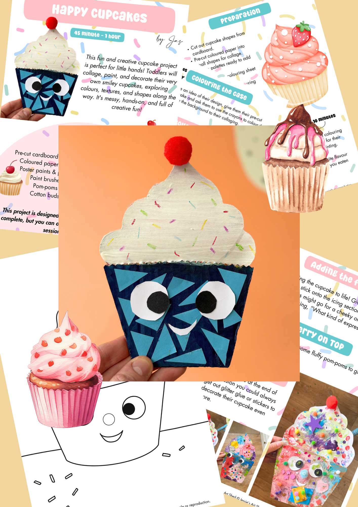 Happy Cupcakes - Toddler Lesson Plan