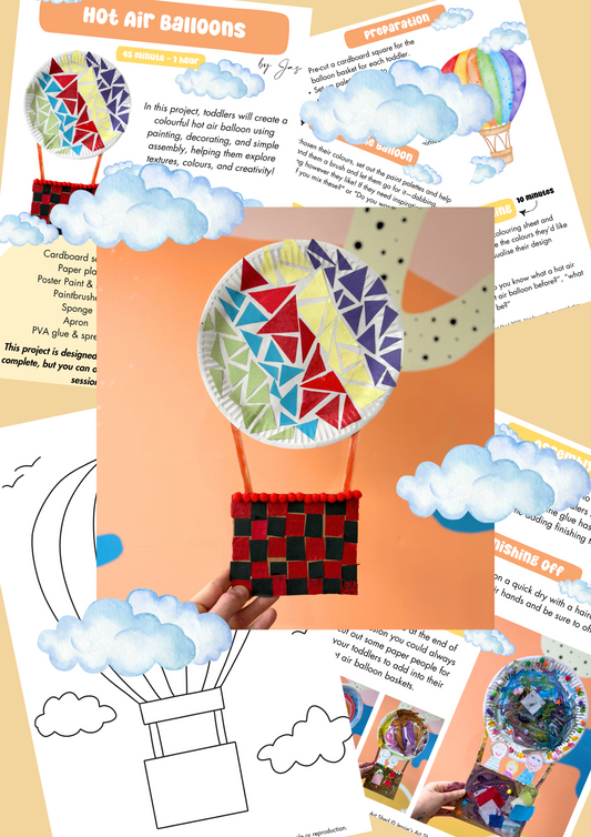 Hot Air Balloons - Toddler Lesson Plan