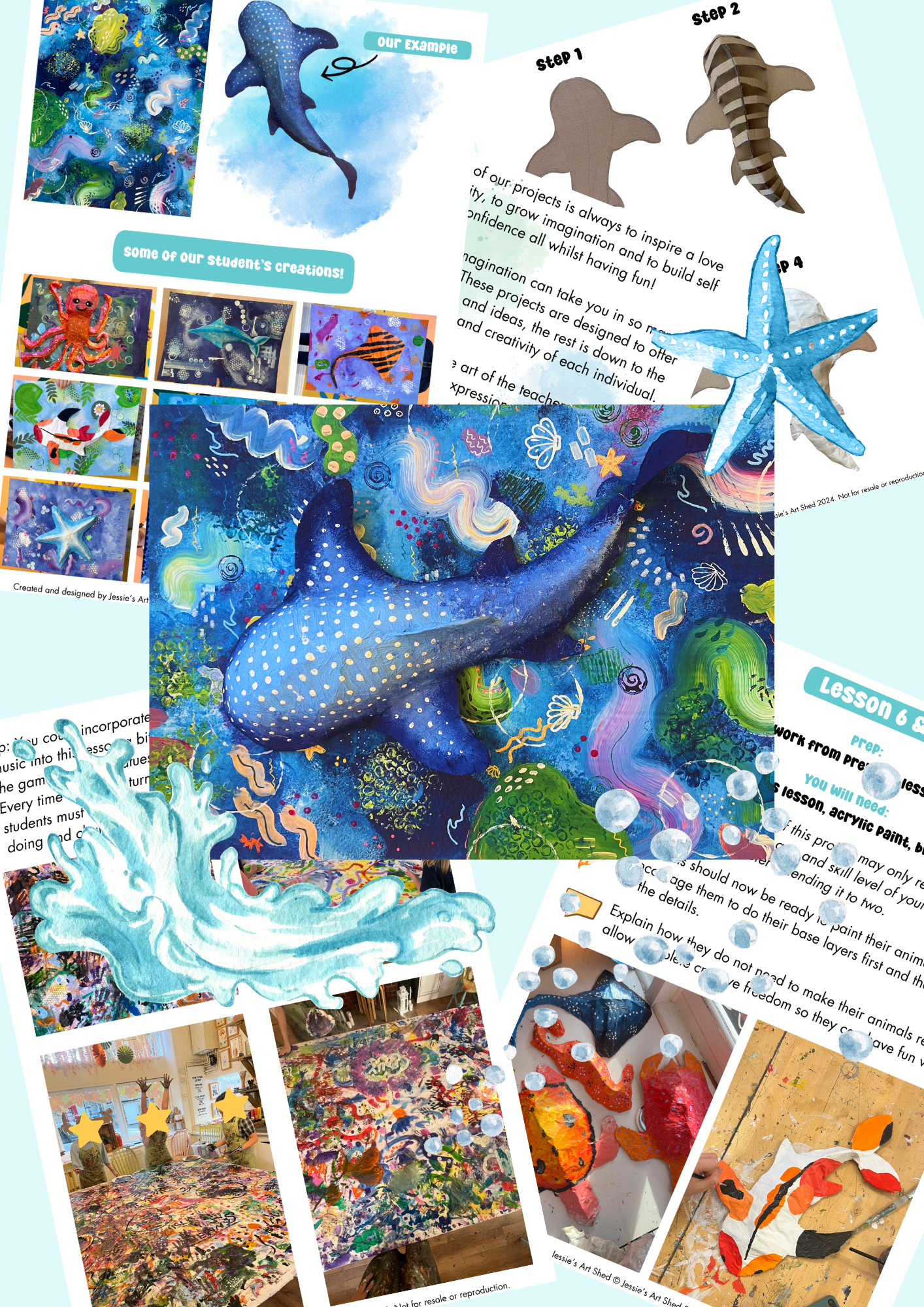 Abstract Under The Sea - Lesson Plan