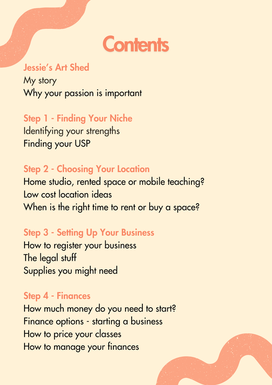 A Simple Guide to Becoming a Self Employed Art Teacher - Ebook