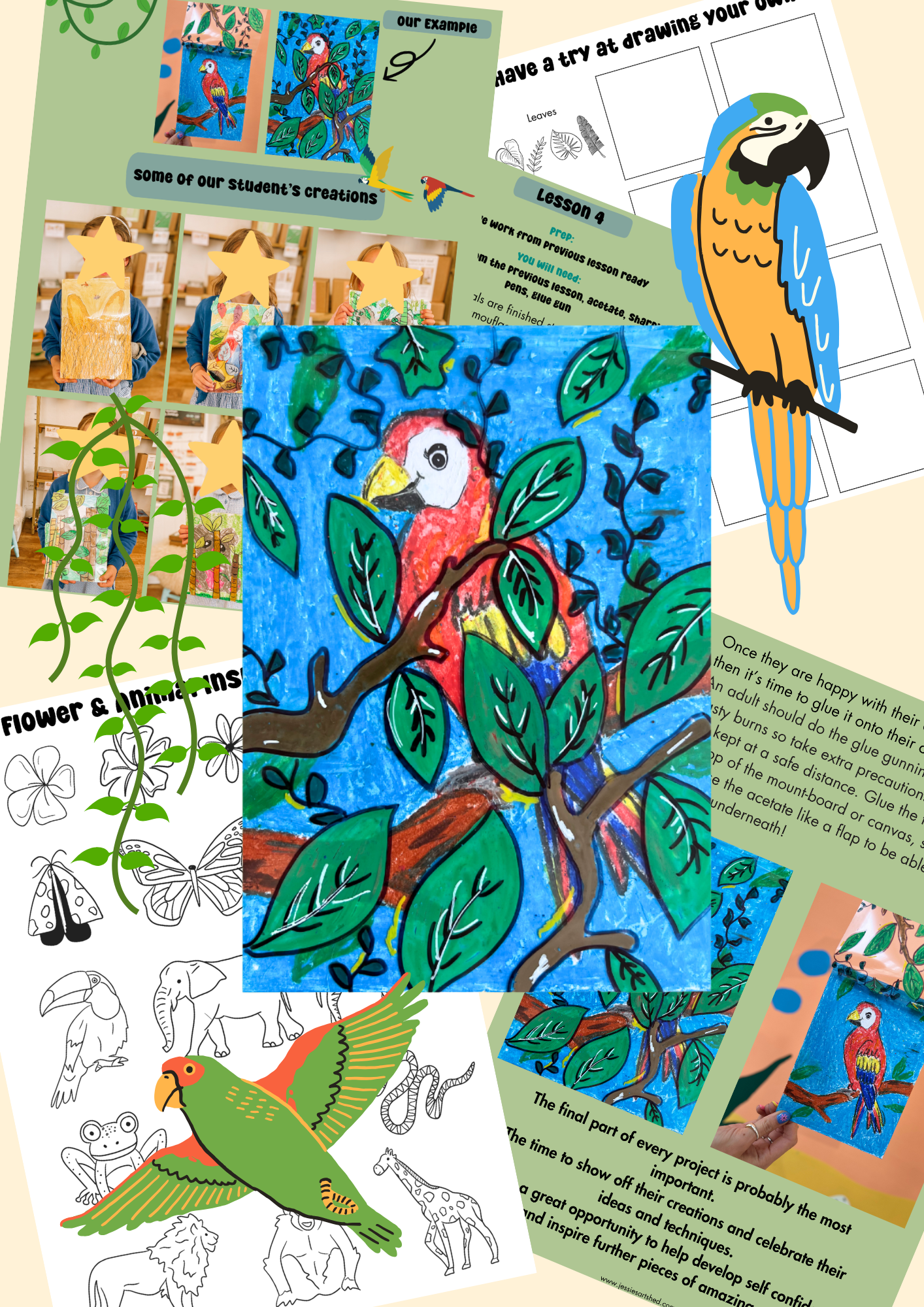 Jungle Camouflage - Lesson Plan